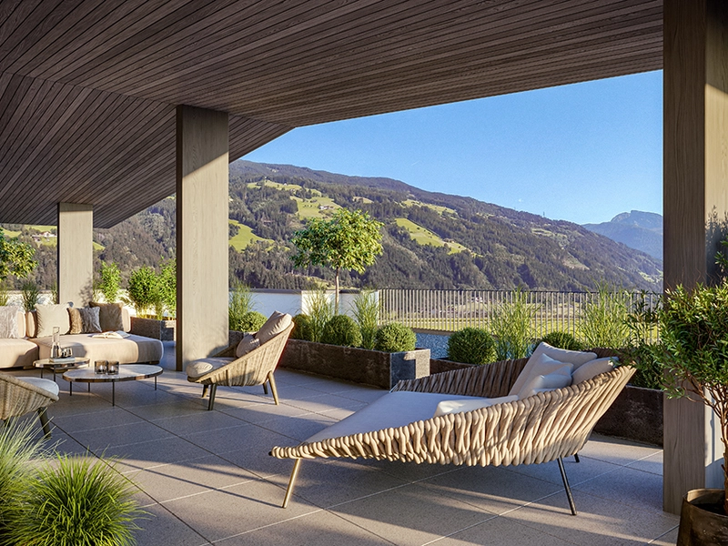 4-Zimmer Dachgeschosswohnung mit grosser Terrasse (Top B3.02)