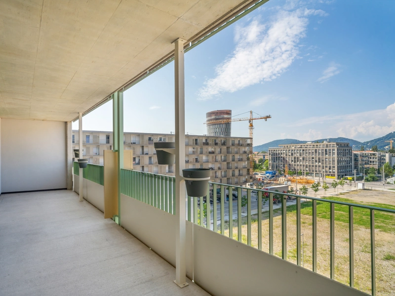 Balkonwohnung in der Smart City!
