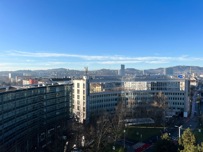 3 Zimmer Traumwohnung im 15.OG mit grandioser Aussicht ab 01. Juni!