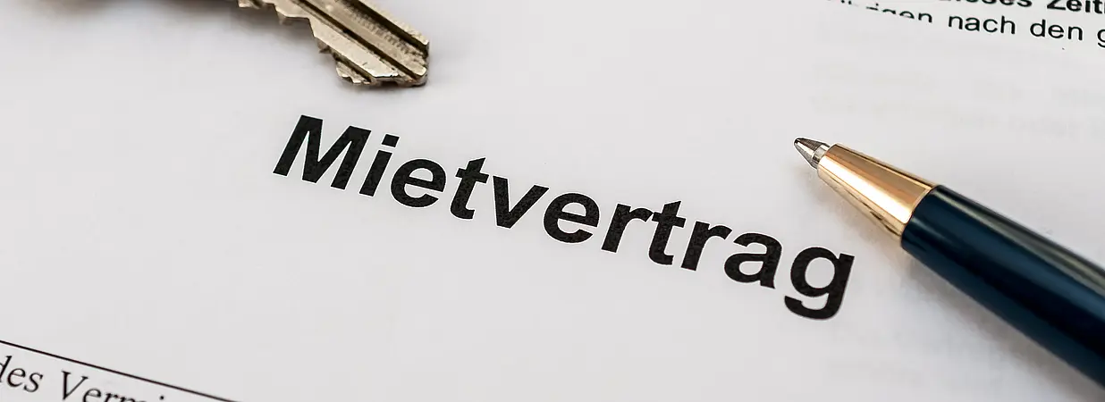 Wohnungsmietvertrag unterschreiben