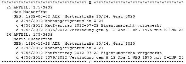 grundbuchauszug b