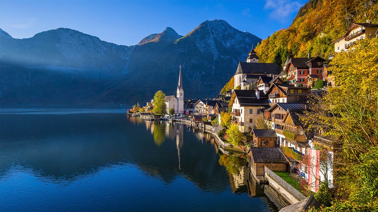 häuser am see