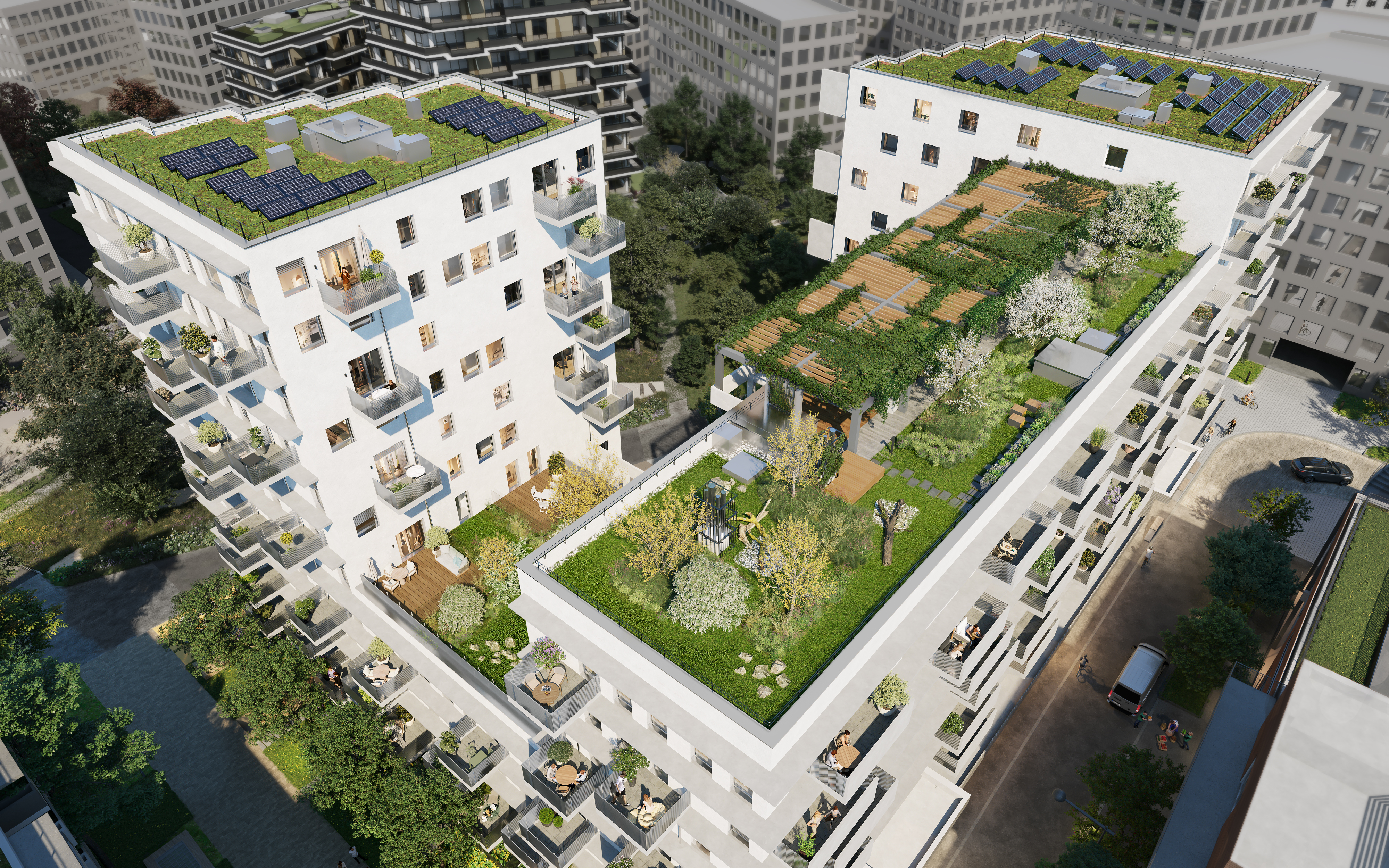 Lebendiger Wohnraum mit Parkblick – Willkommen bei den PARK FLATS