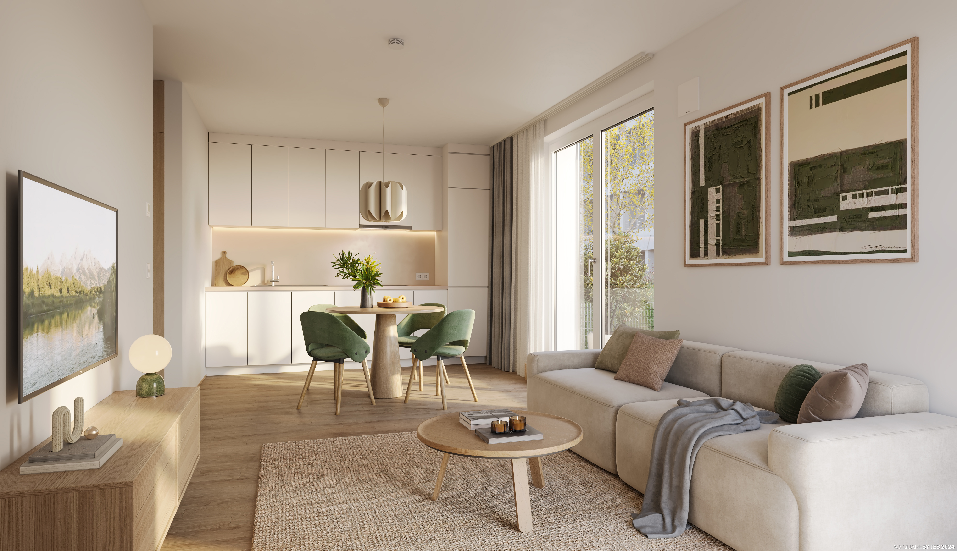 Parknähe und Urbanität vereint: Die PARK FLATS