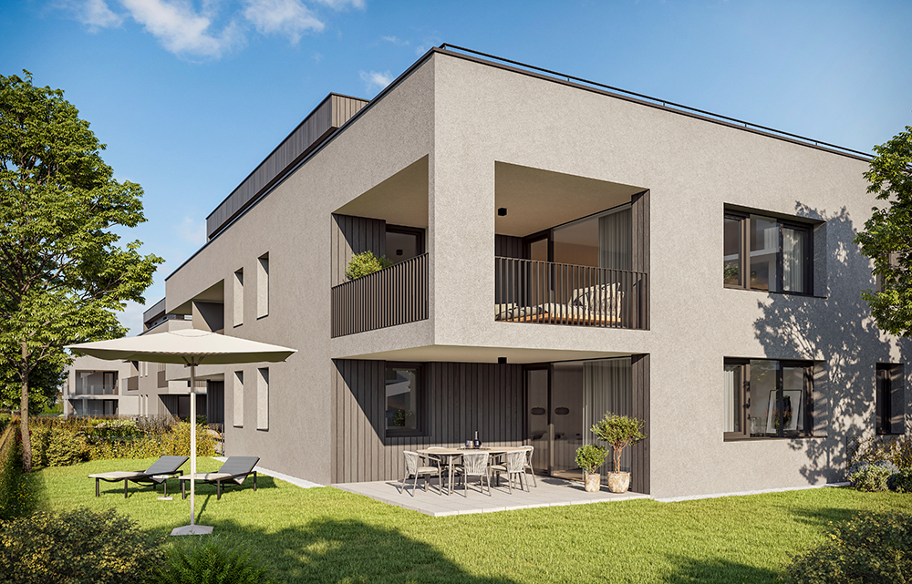 Direkt vom Bauträger: 4-Zimmer Wohnung mit Garten